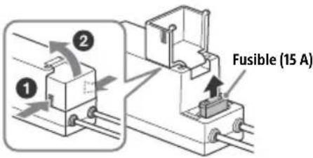 SONY MEXM100BT - Reemplazo del fusible - 1