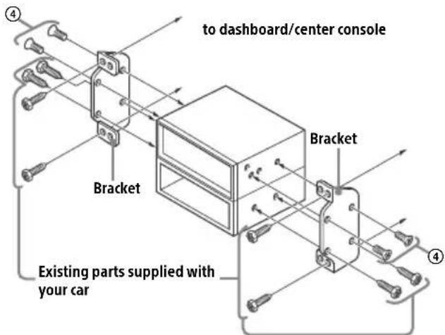 SONY MEXM100BT - Mounting the unit in a Japanese car - 2