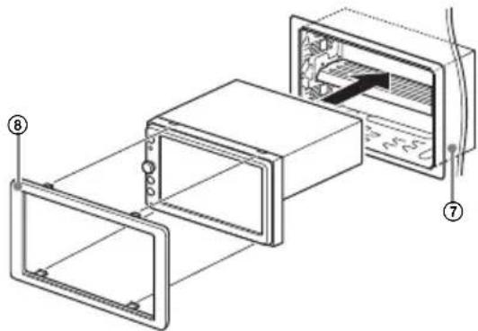 SONY XAVAX100C2 - Montieren des Geräts mit einem Installationskit - 2