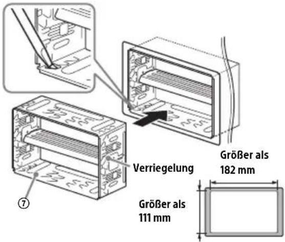 SONY XAVAX100C2 - Montieren des Geräts mit einem Installationskit - 1