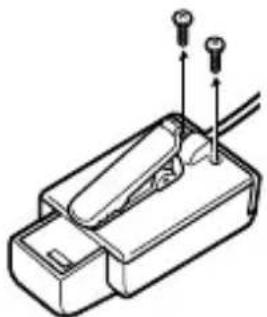 SONY DRBT10CX - Retirez 2 vis. - 1