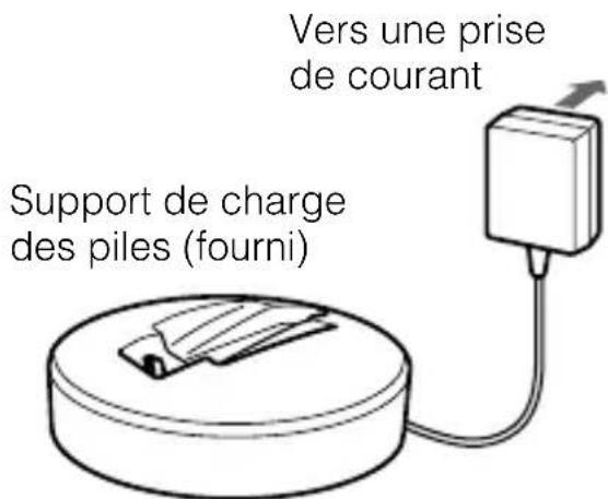 SONY DRBT10CX - Branche l'adaptateur CA fourni sur une prise de courant. - 1