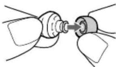 SONY DRBT10CX - Pour installer correctement les oreillettes - 1