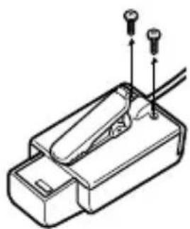 SONY DRBT10CX - Remove 2 screws. - 1