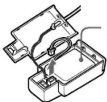 SONY DRBT10CX - Open the case and detach the connector. - 1