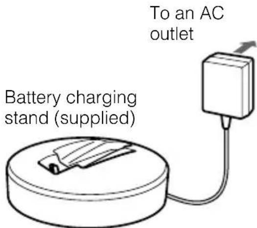 SONY DRBT10CX - Connect the supplied AC power adaptor to an AC outlet. - 1