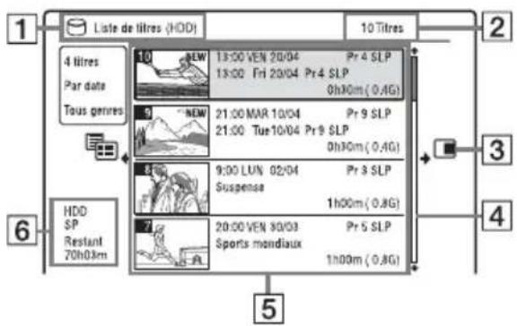 Liste de litres (HOD) 10 Titres 4 titres Par date Tous genres NEW 13:00 VEN 20/04 Pr 4 SLP 13:00 Fri 20/04 Pr 4 SLP 0h30m (0.8G) NEW 21:00 MAR 10/04 Pr 9 SLP 21:00 Tue 10/04 Pr 9 SLP 0h30m (0.8G) 9:00 LUN 02/04 Pr 3 SLP Suspense 1h00m (0.8G) 20:00 VEN 30/03 Pr 5 SLP Sports mondiaux 1h00m (0.8G) HDD SP Restant 70h03m 5