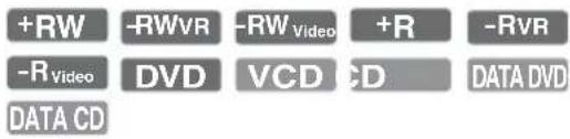 +RW -RWVR -RW Video +R -RVR -R Video DVD VCD CD DATA DVD DATA CD