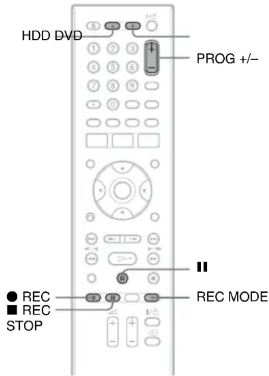 SONY RDRAT100 - Enregistrement d'une émission - 2