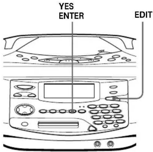 SONY ZSM35 - Combinaison de plages enregistrées - 1