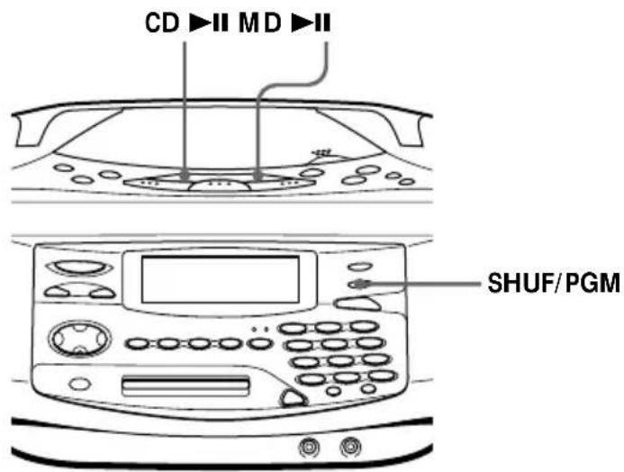 SONY ZSM35 - Auf der Fernbedienung - 1
