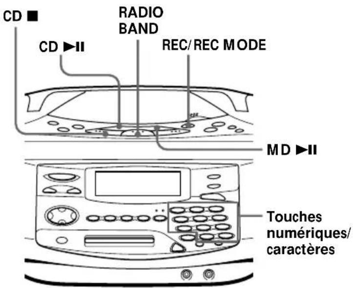 SONY ZSM35 - Enregistrement au départ de la radio ou d'un CD - 1