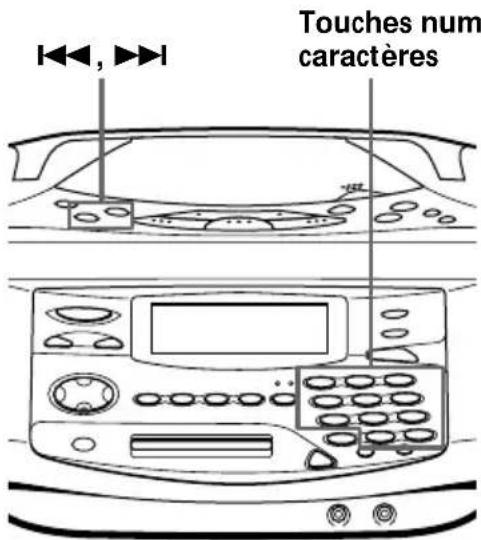 SONY ZSM35 - Localisation d'une plage spécifique - 1