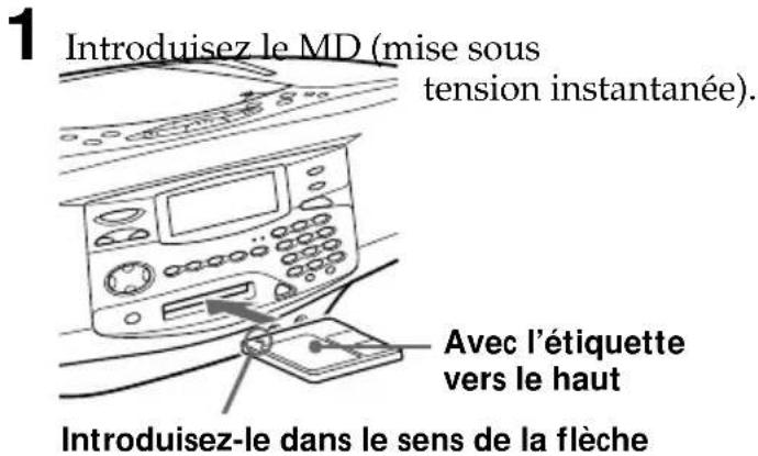 SONY ZSM35 - Lecture d'un MD - 2