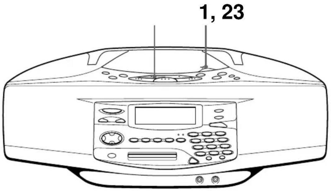 SONY ZSM35 - Wiedergeben einer CD - 1