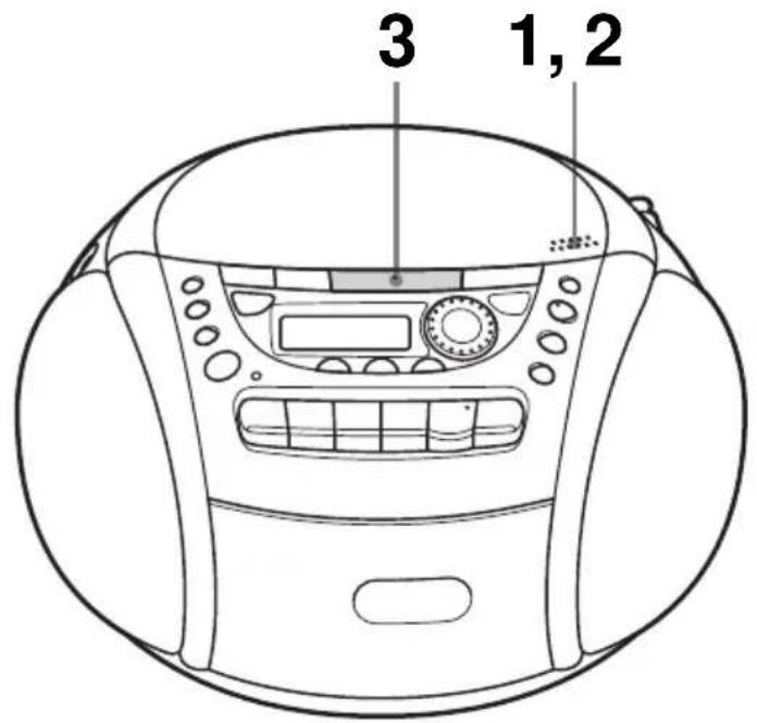 SONY CFDE95L - Wiedergeben einer CD - 1