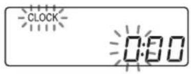 SONY CFDE95L - Einstellen der Uhr - 2