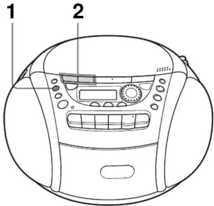 SONY CFDE95L - Ecouter la radio - 1