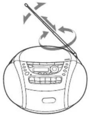 SONY CFDE95L - So verbessern Sie den Radioempfang - 1