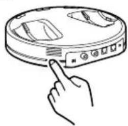 SONY MDRDS6000 - Press and hold TUNE/ID SET on the processor and that on the headphones at the same time for more than 3 seconds. - 1