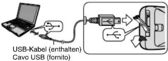 PANASONIC RRQR160E - Schlieben Sie das Gerät mit dem USB-Kabel an einen Computer an. - 1