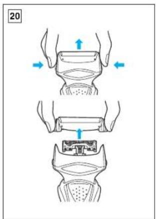 PANASONIC ES8078 - Wet/Dry Rechargeable Shaver Operating Instructions - 12
