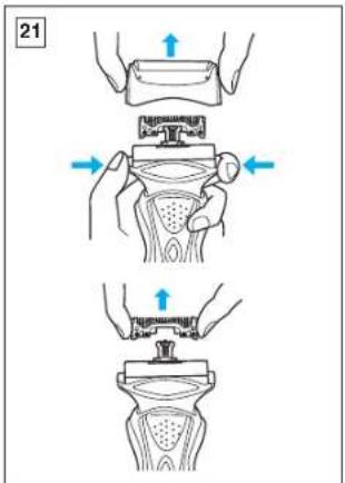 PANASONIC ES8078 - Wet/Dry Rechargeable Shaver Operating Instructions - 13