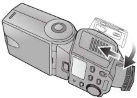 PANASONIC Lumix DMWFL360E - Close the battery cover by sliding it back firmly as far as it will go. - 1