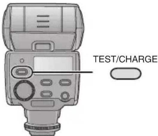 PANASONIC Lumix DMWFL360E - Compruebe que se encienda el botón [TEST/CHARGE]. - 1