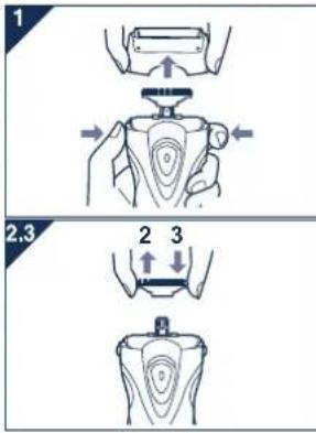 PANASONIC ES4029 - Sustitudon de las cuchillas internas - 1
