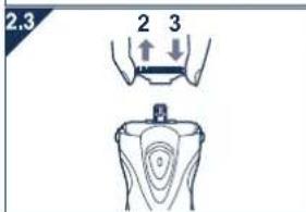 PANASONIC ES4029 - Remplacement des lames interieures - 2