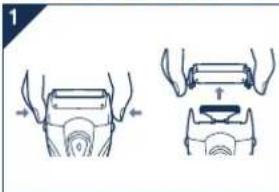 PANASONIC ES4029 - Replacing the system outer foil - 1
