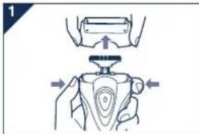 PANASONIC ES4029 - Inlocuirea lamelor interioare - 1