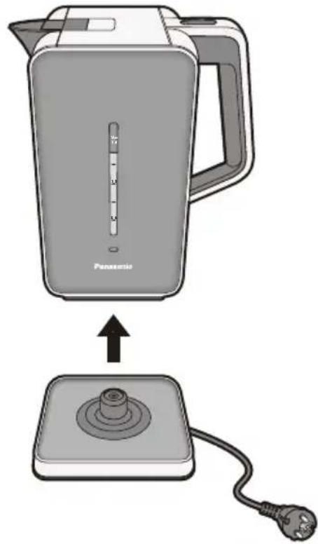 PANASONIC NCDK1BXC - Nehmen Sie ihn von seiner Basisstation ab und gießen Sie das Wasser aus. - 1