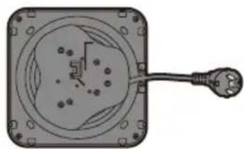 PANASONIC NCDK1BXC - Instellen van de lengte van het netsnoer - 1