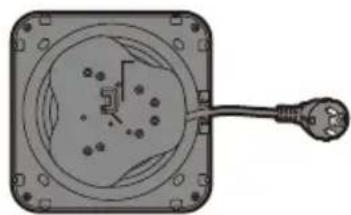 PANASONIC NCDK1BXC - Adjusting the length of the mains lead - 1