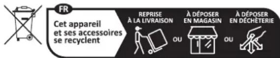 WHIRLPOOL WL B3360 NE - MISE AU REBUT DES APPAREILS ÉLECTROMÉNAGERS - 1