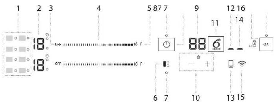 WHIRLPOOL WF S2765 NEIXL - BETJENINGSPANEL - 1