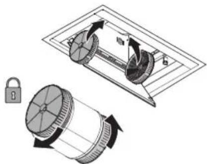 WHIRLPOOL AKR 860 IX - Montaje o sustitución del filtró de carbón - 1