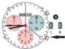 Candino C4476 Sport Chronos - ZEITEINSTELLUNG DATUMSEINSTELLUNG (SCHNELLMODUS) - 2