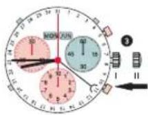 Candino C4477 - IMPOSTAZIONE DELL'ORA IMPOSTAZIONE DELLA DATA - 2