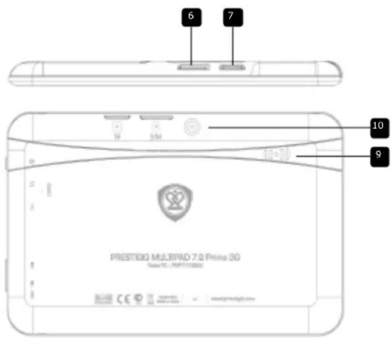 PRESTIGIO MultiPad 7.0 Prime - Présentation de l' appareil - 2