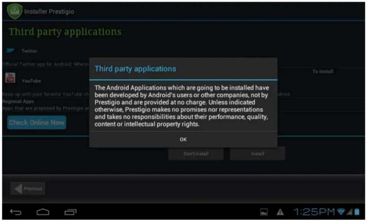 PRESTIGIO MultiPad 7.0 Prime - Assistant de démarrage - 7