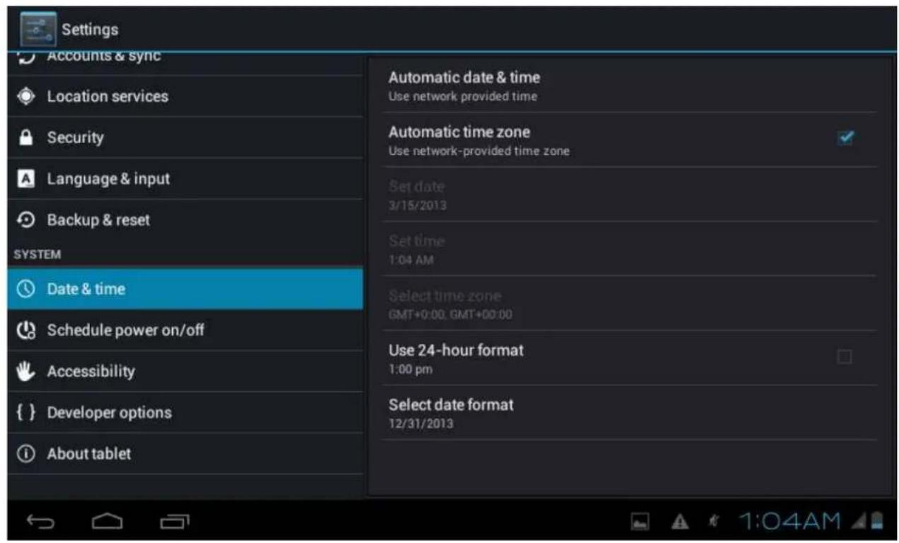 PRESTIGIO MultiPad 7.0 Prime - Réglage de date et d'heure - 1