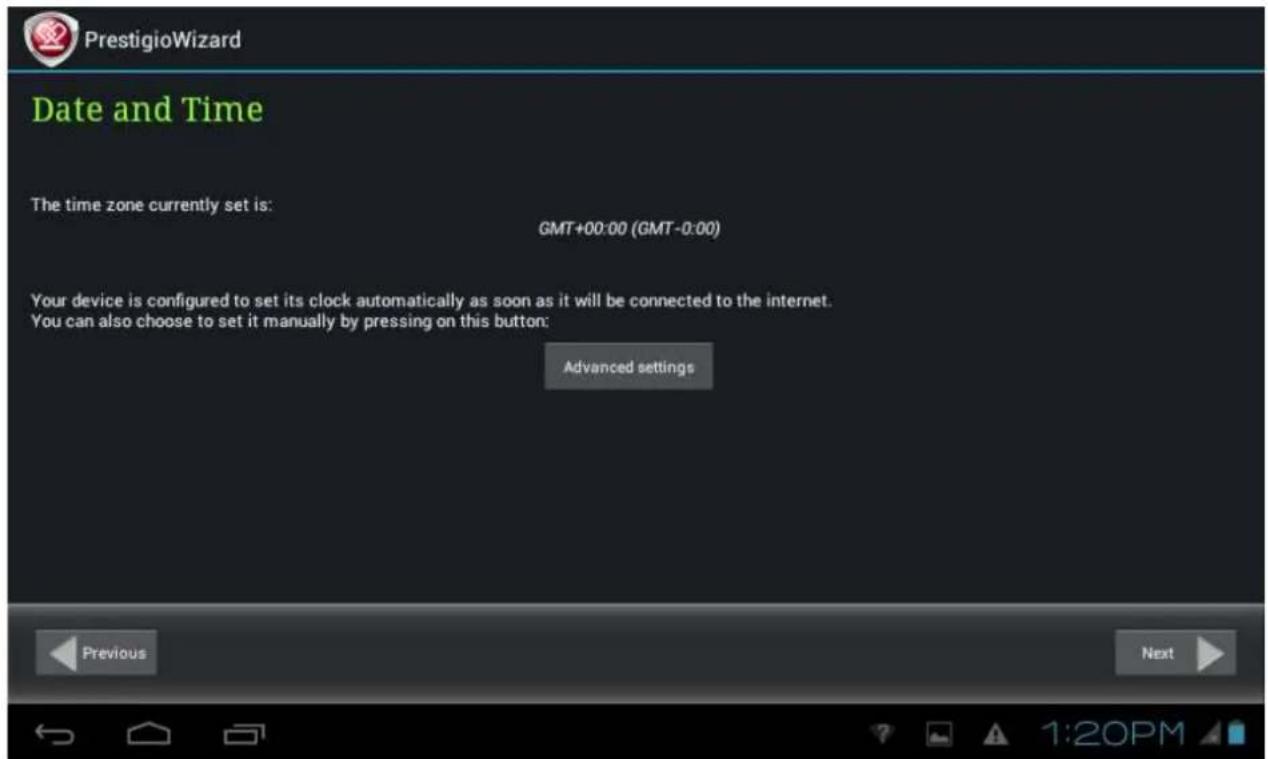 PRESTIGIO MultiPad 7.0 Prime - Assistant de démarrage - 3