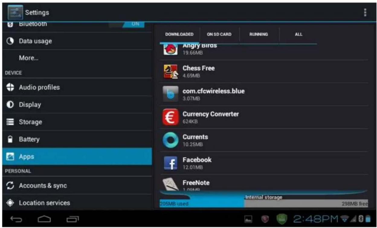 PRESTIGIO MultiPad 7.0 Prime - Comment désinstaller des programmes Android - 1