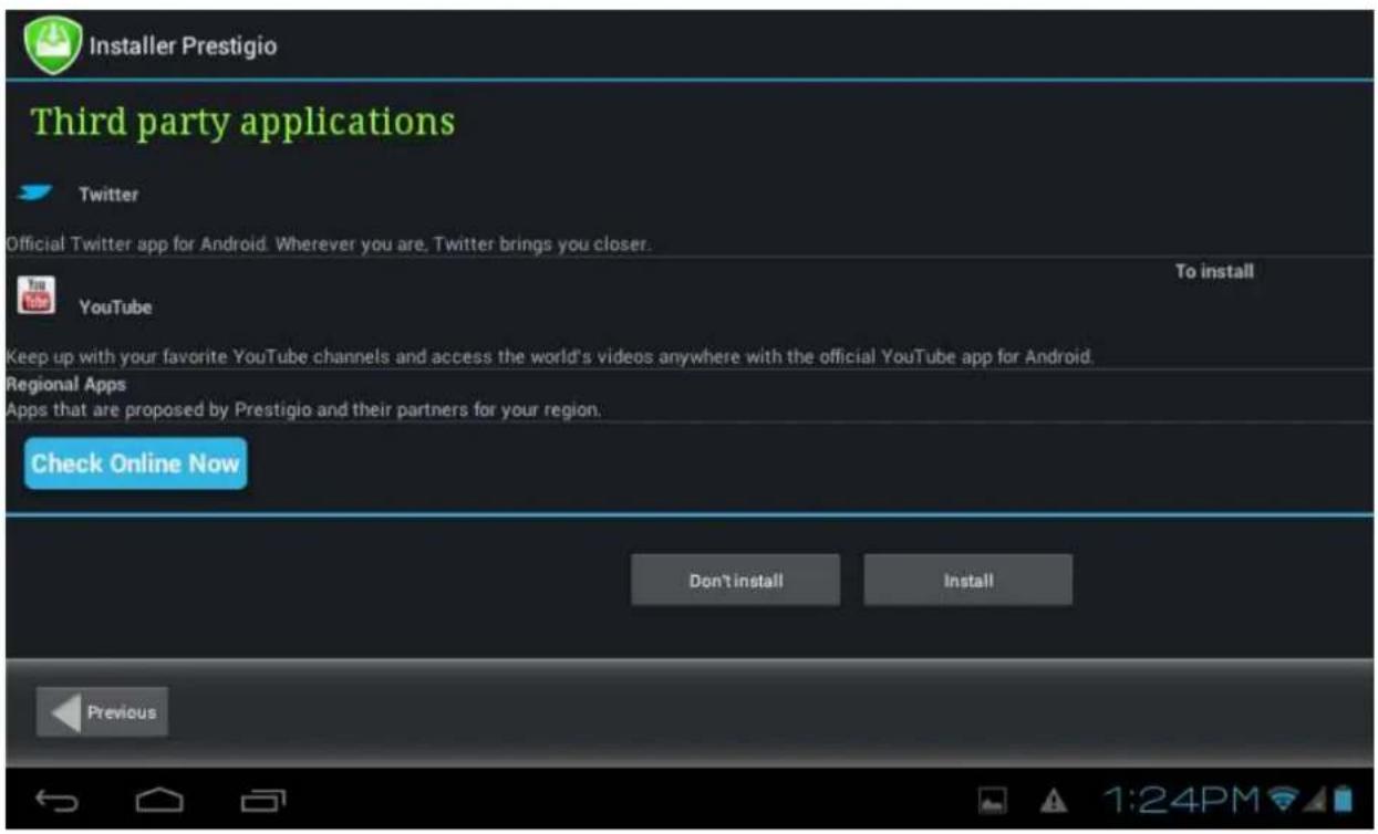 PRESTIGIO MultiPad 7.0 Prime - Assistant de démarrage - 8