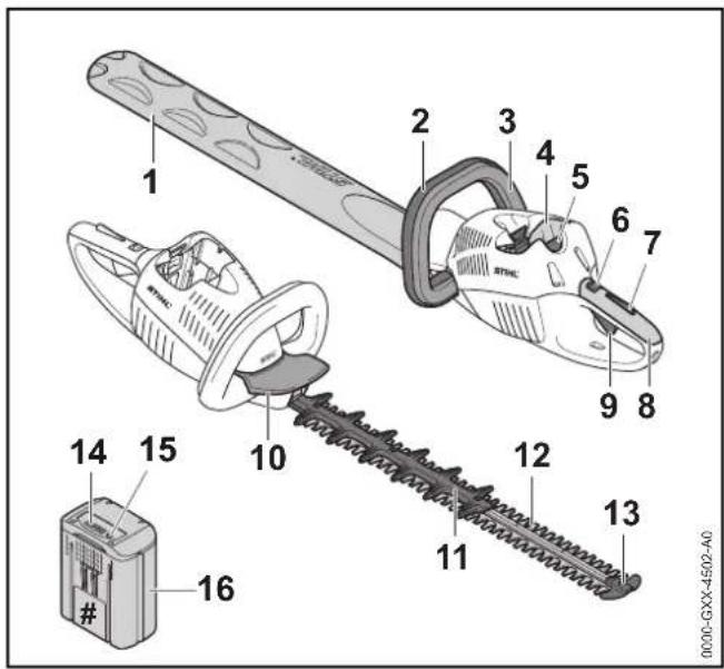 STIHL HSA 86 - Cortasetos y acumulador - 1