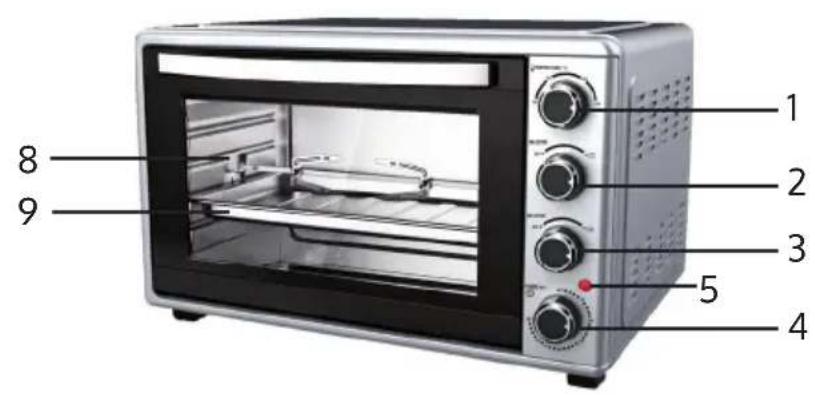 Klarstein Masterchef - DESCRIZIONE DEL DISPOSITIVO E ACCESSORI - 1