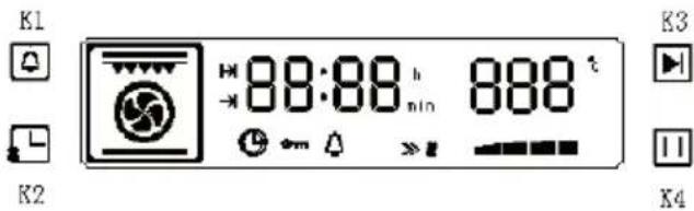 Klarstein 10033188 - CONTROL PANEL, BUTTONS AND INDICATORS - 2